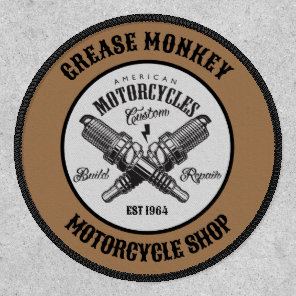 Motorcycle Biker Custom Name, Shop Or Saying Patch