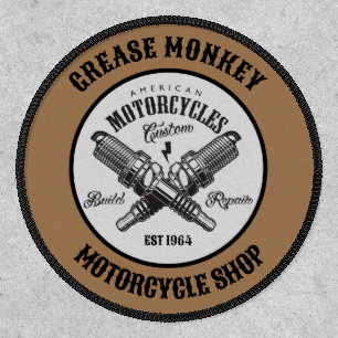 Motorcycle Biker Custom Name, Shop Or Saying Patch