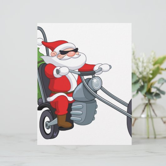 motorcycle biker santa claus (Standing Front)