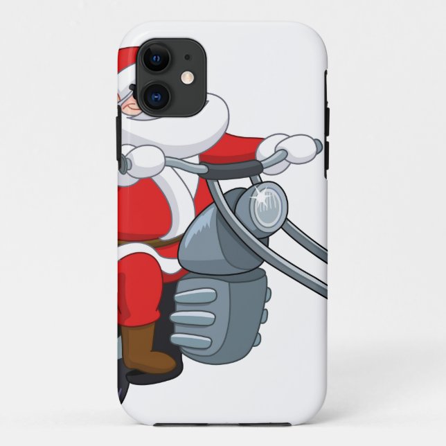 motorcycle biker santa claus Case-Mate iPhone case (Back)