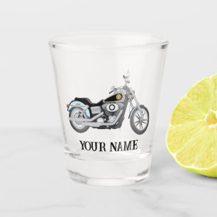 Motorcycle Biker Shot Glass Customized