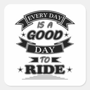 Motorcycle Biker Vintage Bike Classic Funny Gift Square Sticker