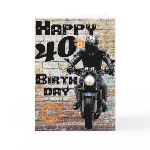 Motorcycle 'Birthday 40th Still Got It Card