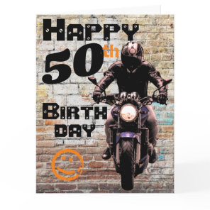 Motorcycle 'Birthday 50th Still Got It Card