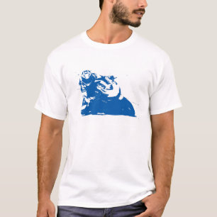 Motorcycle Blue T-Shirt