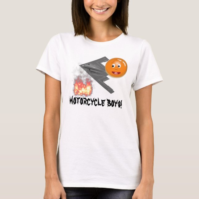 MOTORCYCLE BOYS 4 LYFE T-Shirt (Front)
