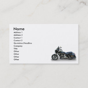 motorcycle business card