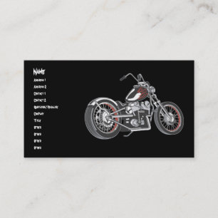 Motorcycle. Business Card