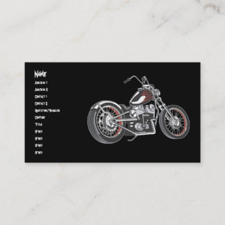 Motorcycle. Business Card