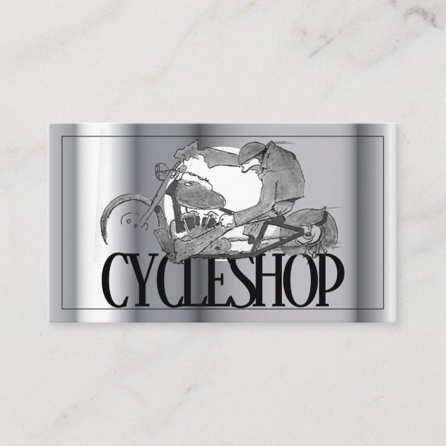 motorcycle  Business Card (Front)