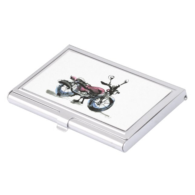 Motorcycle Business Card Case (Front)