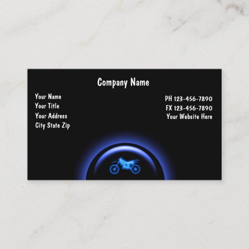 Motorcycle Business Cards