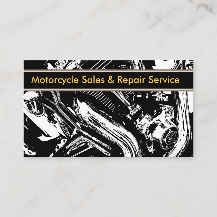 Motorcycle Business Cards Zazzle