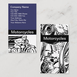 Motorcycle Business Cards