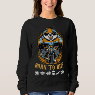 Motorcycle Button Up  for Men Women Plus Size Sweatshirt