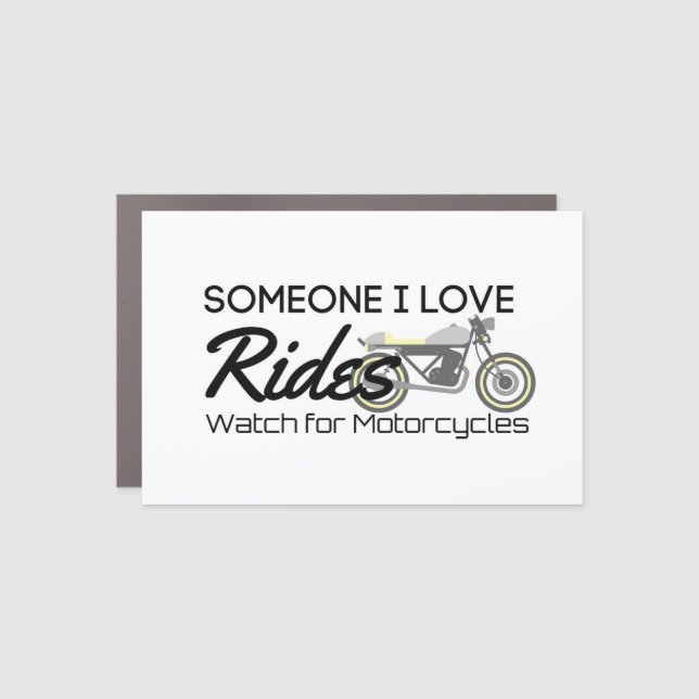 Motorcycle Car Magnet (Front)