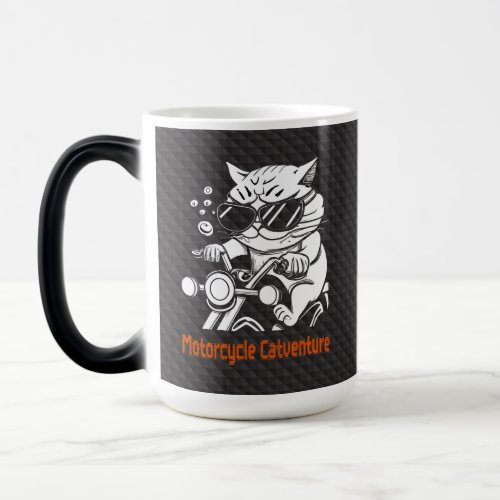 Motorcycle Chat _ Motorcycle Catventure Magic Mug