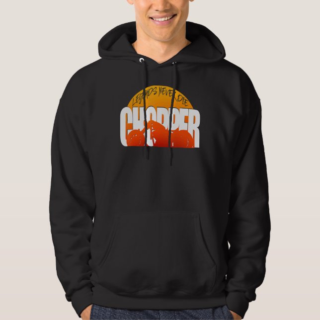 Motorcycle Chopper For Motorcyclists Hoodie (Front)