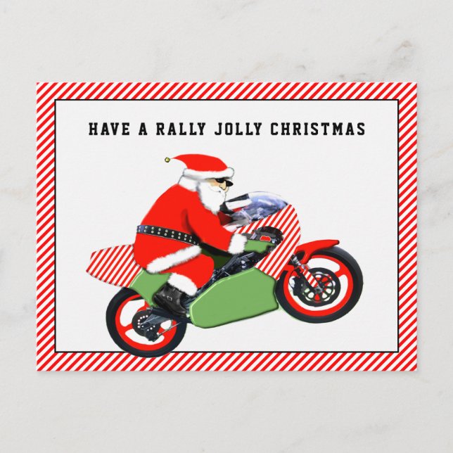 Motorcycle Christmas Holiday Cards (Front)