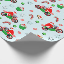 motorcycle Christmas Wrapping Paper motorcycle Christmas Wrapping Paper