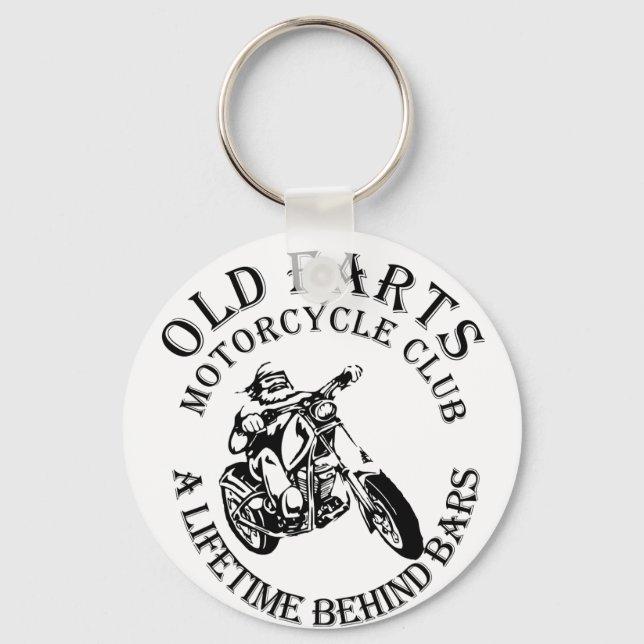Motorcycle club  key ring (Front)