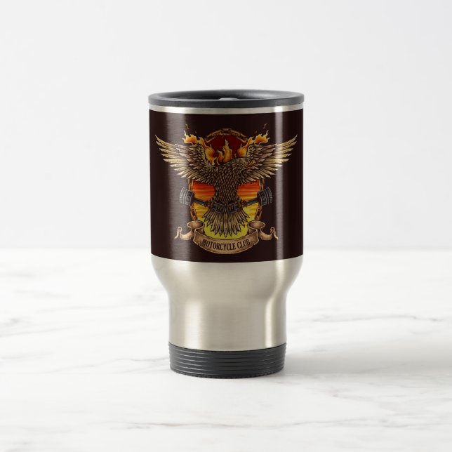 Motorcycle Club Travel Mug (Center)