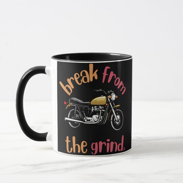Motorcycle Coffee Mug (Left)