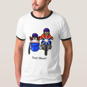 Motorcycle Couple with Sidecar T-Shirt