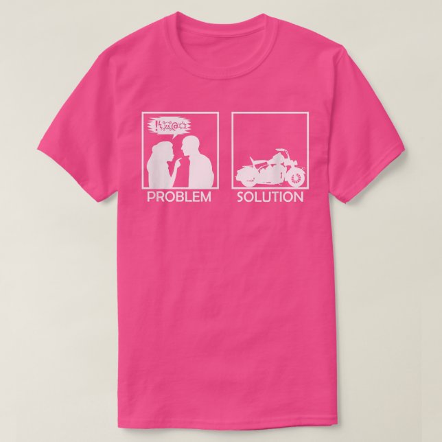 Motorcycle Cruiser Biker Motorbike Husband Dad Str T-Shirt (Design Front)