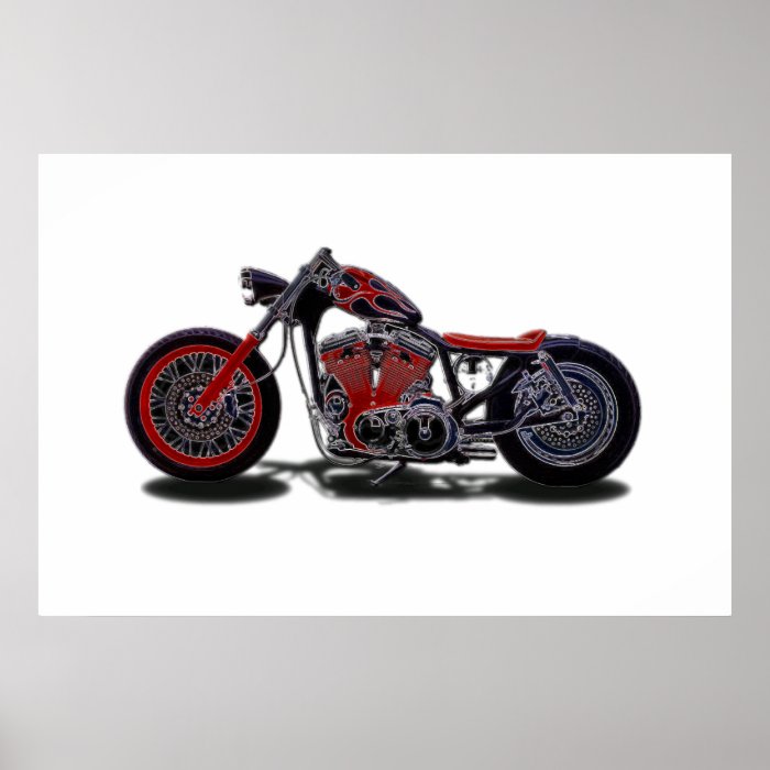 Motorcycle , custom poster