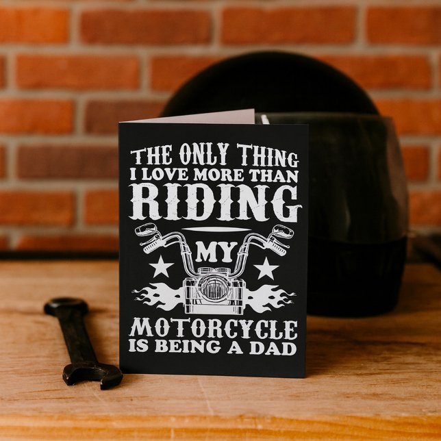 Motorcycle Dad Biker Card (Creator Uploaded)