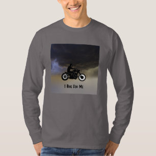 Motorcycle & Dark Clouds T-Shirt