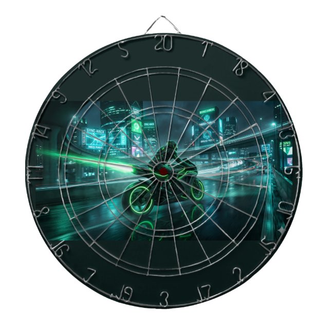 Motorcycle  dart board (Front)