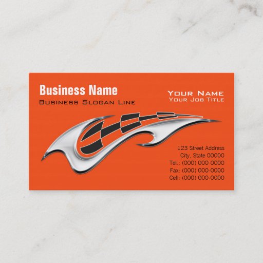 Customizable Motorcycle Davidson Business Card