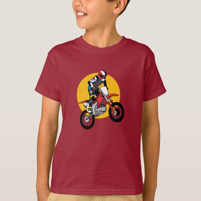 Motorcycle Dirt Bike  T-Shirt (Front)
