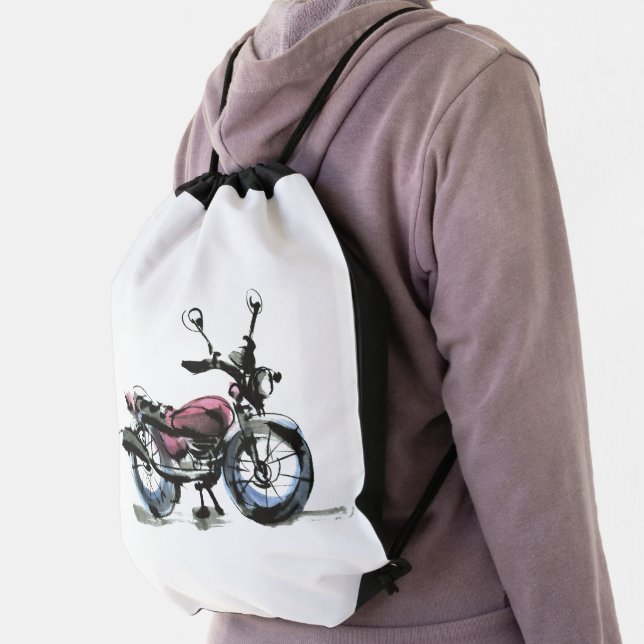 Motorcycle Drawstring Bag (Insitu)