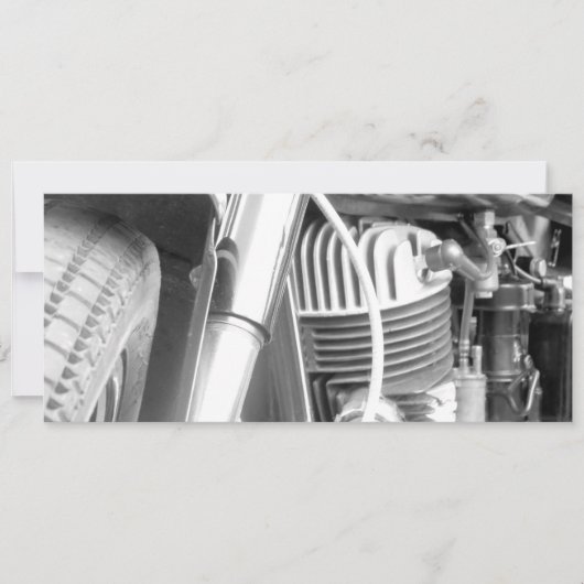 Motorcycle Engine Closeup (Front)