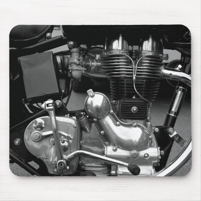 Motorcycle Engine II - Customized Mouse Pad (Front)
