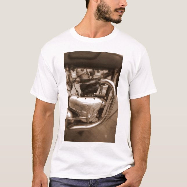 Motorcycle Engine T-Shirt (Front)