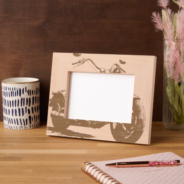 Motorcycle Engraved Frames (Left)