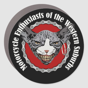 Motorcycle Enthusiast bumper sticker Car Magnet