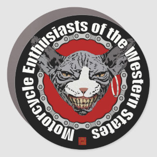 Motorcycle Enthusiast bumper sticker Denver Car Magnet