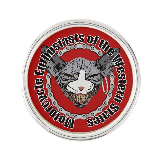 Motorcycle Enthusiast Vest Pin (Front)