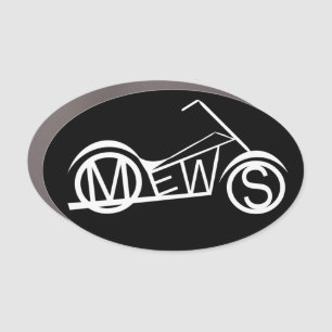 Motorcycle Enthusiasts Car Magnet