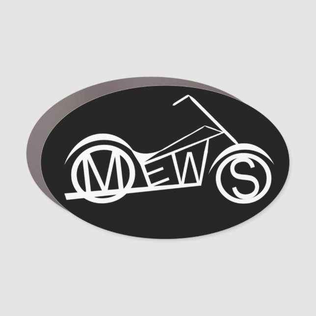 Motorcycle Enthusiasts Car Magnet (Front)