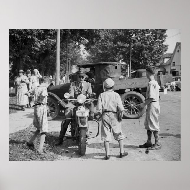 Motorcycle Envy, 1936 Poster (Front)