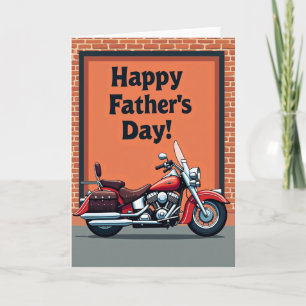 Motorcycle Fathers Day Card