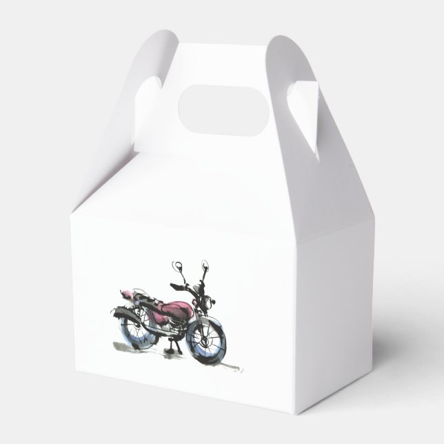 Motorcycle Favor Boxes (Front Side)