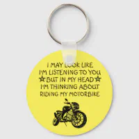 Funny clearance motorcycle keychain