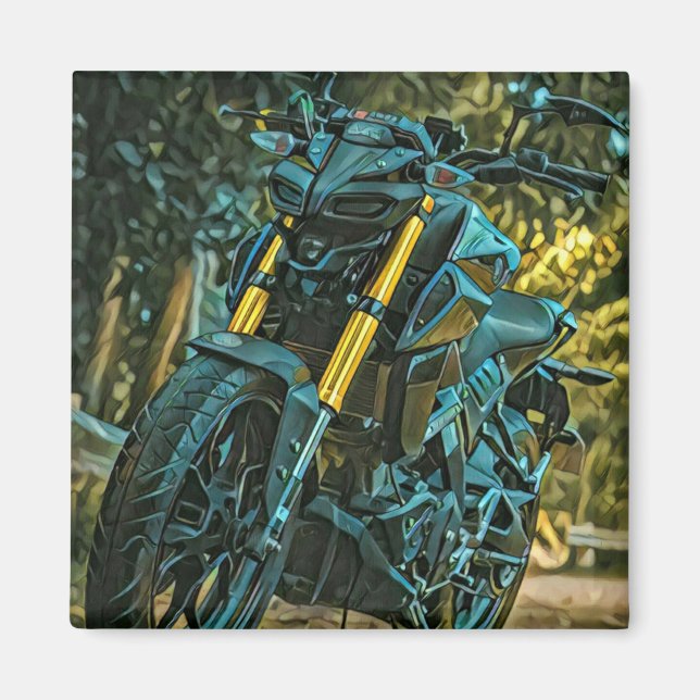 Motorcycle gift magnet (Front)
